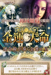 金運天命のトップ画面